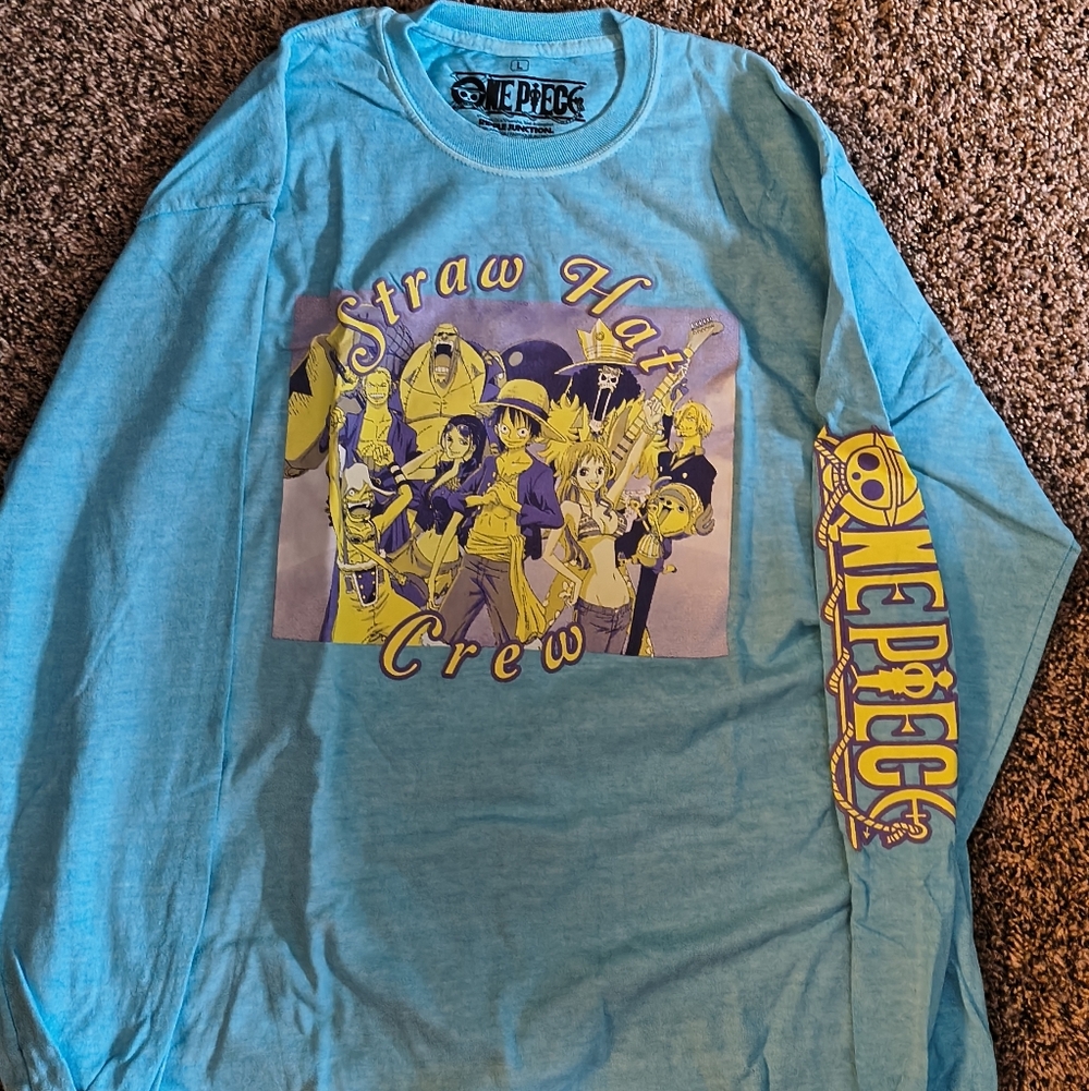 Ripple Junction Blue Onepiece Long Sleeve Tee